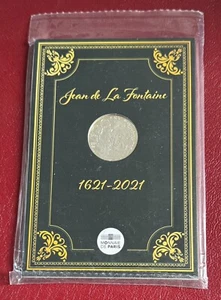10 euros Argent Jean de la Fontaine. Monnaie De Paris 2021 Neuf Sous Blister - Bild 1 von 4