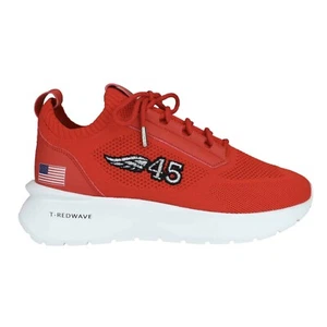 NEW Donald J. Trump T Red Wave 45 Sneakers Never Surrender Authentic Men's 10 - Picture 1 of 7