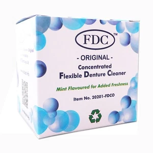 Limpiador de dentaduras flexible FDC ~ 12 sobres 3 meses de limpieza - Imagen 1 de 6