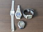 4 Casio Watches Bundle For Parts or Repair 