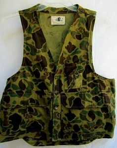 VTG BLACK SHEEP..CAMO / CAMOFLAUGE..HUNTING FISHING..VEST..JAPAN..sz MEN MED - Picture 1 of 4