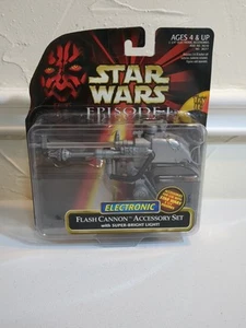Star Wars Episode I 1999 Hasbro Electronic Flash Cannon Zubehör Set NEU - Bild 1 von 5
