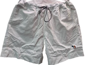 Paul Smith Ps Men's Zebra Drawcord Short, White, L - Picture 1 of 8