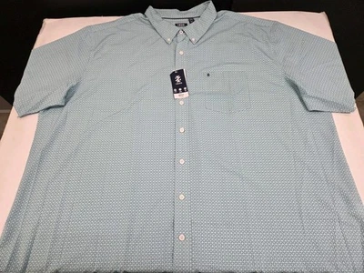 Camisa elástica de 4 vías con botones manga corta IZOD (Atomizador) Breeze 4XLT #8022 NUEVA CON ETIQUETAS Foto 1 de 4