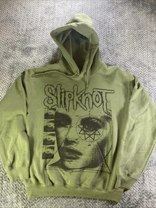 Slipknot Adderall Hoodie Herren S doppelseitige Grafik grün Pullover - Bild 1 von 8