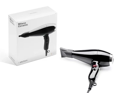 Nuevo secador de pelo Elchim 3900 Healthy Iconic NEGRO PLATEADO 2000-2400 vatios Foto 1 de 3