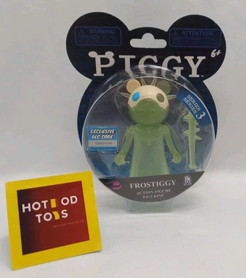 Roblox PIGGY Series 3 FROSTIGGY 3.5" GLOW-IN-THE-DARK Action Figure 2022 F6 - Image 1 of 4