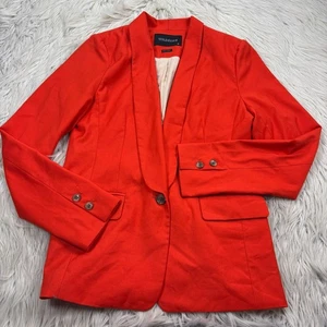 Wildfang Damen XL Rot Orange Essential Smoking Blazer Empowerment - Bild 1 von 3