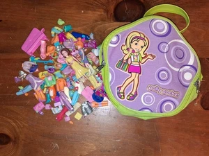 Huge Polly Pocket Lot, Dolls,  Clothes, Shoes,  Accessories And More With Bag... - Picture 1 of 9
