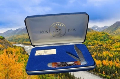 RARE Case 6249 CV Alaska Gold Rush Centennial Pocket Knife – Limited Edition #77 - Image 1 of 4