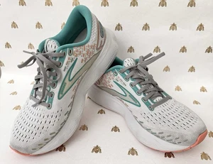 Brooks Glycerin 2.0 Damen-Laufschuhe grau/grün/orange WEITE 8 - Bild 1 von 9