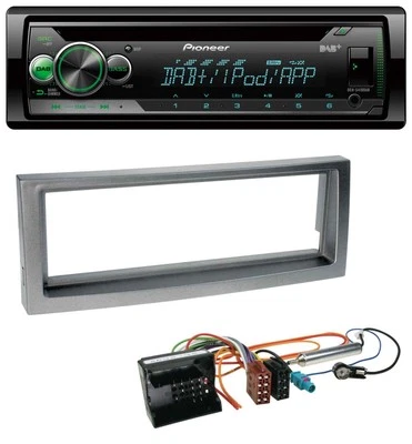Pioneer USB MP3 DAB AUX CD Autoradio für Citroen C5 Peugeot 407 ab 04 grau-metal - Bild 1 von 4