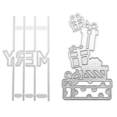 Decorative Embossing Die Cuts for Birthday Card Making DIY Scrapbooking Albums - Image 1 of 4