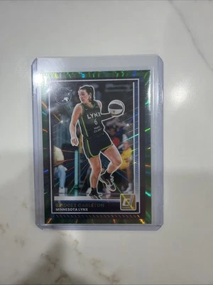 2025 Donruss - Bridget Carleton - Green Lazer - Color Match!! Minnesota Lynx - Image 1 of 2