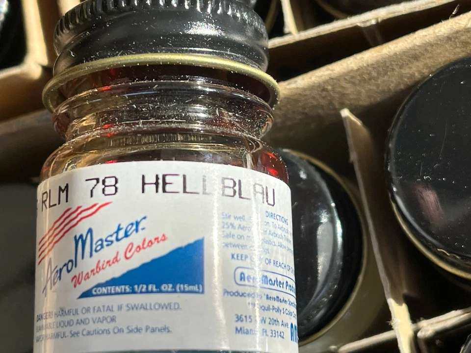 Modelbau Farben Aeromaster 347Stk. Aero Master  Warbird Konvolut Colour Airbrush - Bild 1 von 4