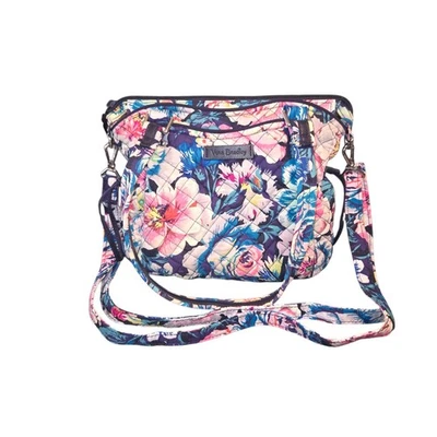 Vera Bradley Garden Grove Multi Floral Iconic Mini Glenna Satchel 8"X6.25"X3.5" - Image 1 of 4