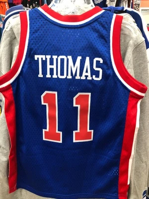 CAMISETA ISAIH THOMAS DETROIT PISTONS NBA NIÑOS/JUVENTUD MITCHEL & NESS ROYAL Foto 1 de 4