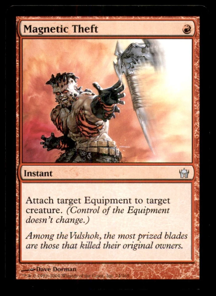 MTG Magnetic Theft LP Light Play Fifth Dawn [4067] - Image 1 of 1