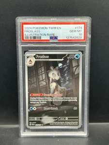 Pokemon PSA 10 GEM MT Froslass 174/167 TWM Illustration Rare Holo 2024 S#2828 - Picture 1 of 2