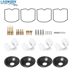 4 For Kawasaki GPz1100 1995-1997 Carburetor repair kit diaphragm rubber Float - Picture 1 of 8