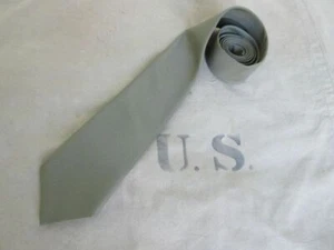 US Army Tie Od Mustard Field Shirt Tie Em Enlisted M41 WWII WW2 - Picture 1 of 1