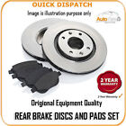 5487 REAR BRAKE DISCS AND PADS FOR FORD MONDEO ESTATE 1.6 6/2007-