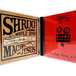 Shrug CD Lot - Everything's Blowing Up Roses & Whole Hog For The Macho Jesus VG - Imagen 1 de 6