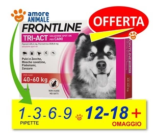 Frontline TRI-ACT per Cani da 40-60 kg 1 / 3 / 6 / 9 / 12 / 18 pipette - NEW - Imagen 1 de 7