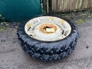 2x Taurus Wheel Tyre & Rim Row Crop Tractor 230 95 R44 £375+vat 95r44 T44 - Picture 1 of 15