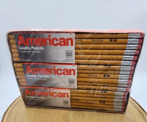 36 Faber Castell American Quality Bleistifte 210-2 Nr. 2 Medium Soft USA NOS Vintage - Bild 1 von 5