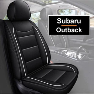 PU Leather Car 5-Seat Covers For Subaru Outback 2010-2024 Cushion Pretector Pad - Picture 1 of 7