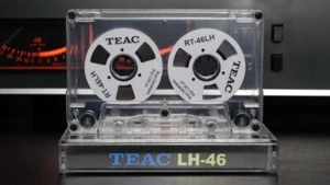 Kaseta audio TEAC biały kołowrotek na taśmę szpułkową - Zdjęcie 1 z 3