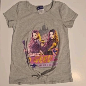 Disney Descendants 3 T-shirt  Girls Size S (6-6x) Grey - Picture 1 of 6