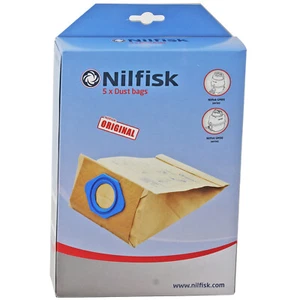 Bolsas aspiradoras NILFISK GA70 GS80 GM80 GS90 GM90 X 5 - Imagen 1 de 5