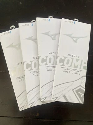 Mizuno Comp Golf Glove Women's Left-Hand Size Medium (For Righties) 4-Pack - Image 1 of 4