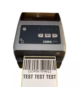 Zebra ZD621 Label Printer 4" Thermal 203dpi USB BTLE Serial Ethernet Peeler - Picture 1 of 5