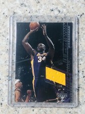 2000-01 Upper Deck Shaquille O'Neal UD Game Jersey  #SO-C Game Worn Lakers