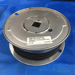 1/8" x 500' ft Galvanized Aircraft Cable 7X19 BLACK - Picture 1 of 2