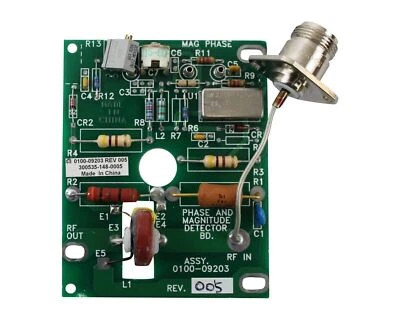 AMAT APPLIED MATERIALS PHASE AND MAGNITUDE DETECTOR BD ASSY 0100-09302 REV 005 - Image 1 of 4