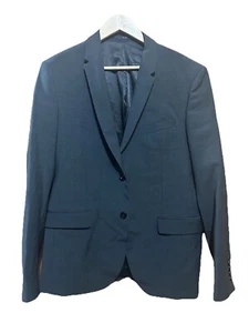 Zara Blazer Essential Jacke Grau Sport Mantel Wollmischung Größe 40 EUC - Bild 1 von 7