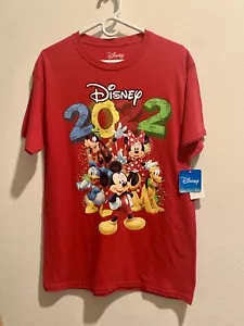 Unisex Adult Disney 2022 T-shirt Medium NWT Mickey Minnie Goofy Pluto Donald - Picture 1 of 10