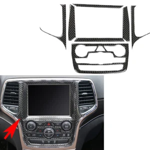 Marco de clima de navegación GPS de fibra de carbono real ajuste 14-18 Grand Cherokee SRT - Imagen 1 de 1