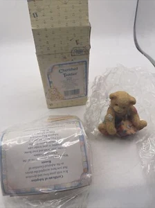 Cherished Teddies 912905 Ronnie baterista niño oso figura animal 1994 B1 - Imagen 1 de 7