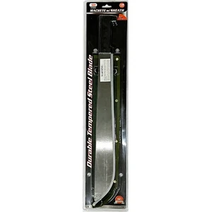 MT0024-P, 24" High PVC Black Handle Fixed Blade Machete, 842873011994 - Picture 1 of 3