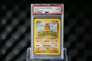 Pokemon PSA 9 1. Edition Base 47/102 - Deutsch 1999 Digda - Mint Karte - Bild 1 von 6