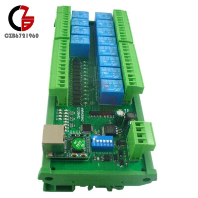 Ethernet/RS485 Relay Switch Module Modbus RTU Network Controller Expansion Board - Image 1 of 4