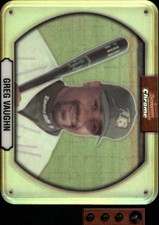 2000  Bowman Chrome Retro/Future Refractors #10 Greg Vaughn