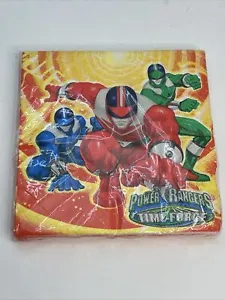 POWER RANGERS NAPKINS Time Force LUNCH (16) Birthday Party Supplies Dinner - Picture 1 of 7