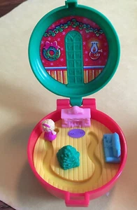 1993 Polly Pocket McDonald's Totally Toy Urlaub Bluebird Weihnachten kompakt - Bild 1 von 4