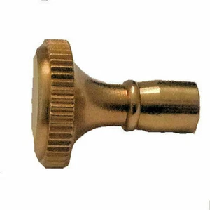 TURN KNOB LAMP PART FOR SOCKET SWITCH: SOLID BRASS, NICKEL, ANTIQUE BRASS - Picture 1 of 7